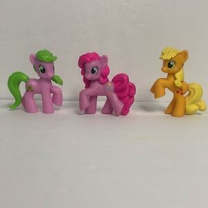 my little pony blind bag 2 inch fim g4 crimson gala applejack pinkie pie